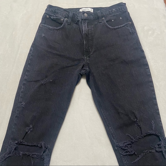 Black High Rise Skinny Jeans - Picture 5 of 7